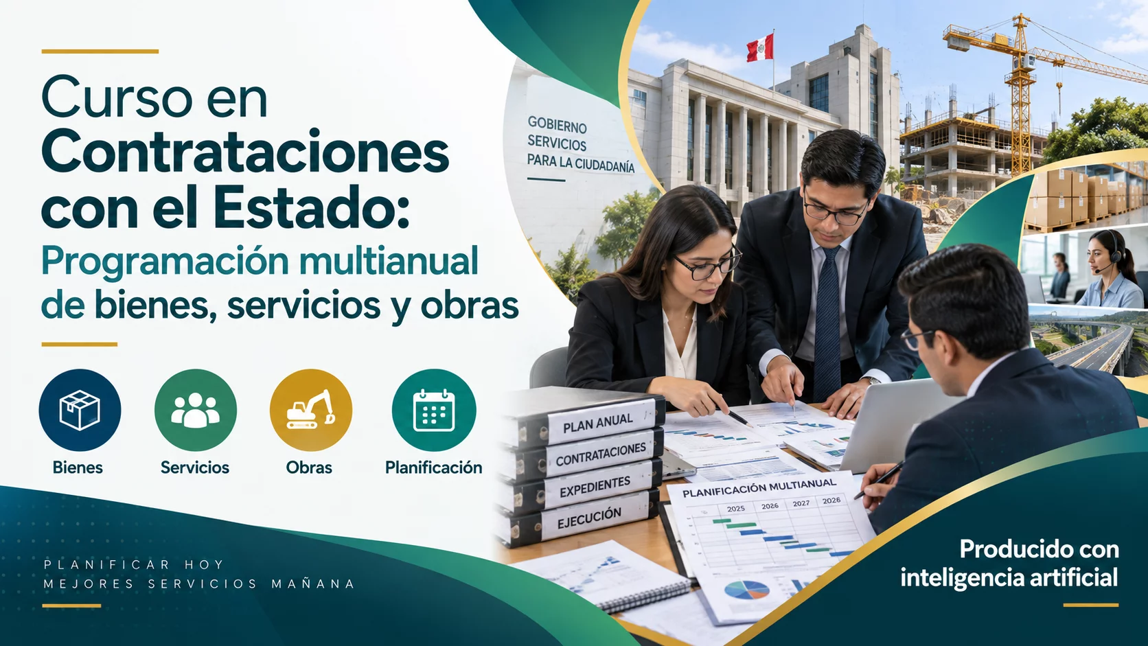 Curso en Contrataciones con el Estado: Programación multianual de bienes, servicios y obras