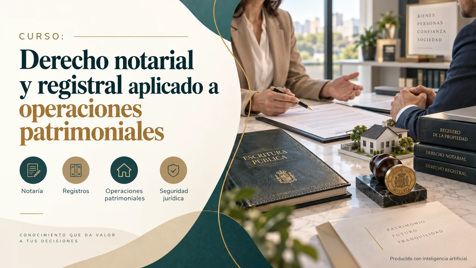 Curso en Derecho Notarial y Registral aplicado a operaciones patrimoniales