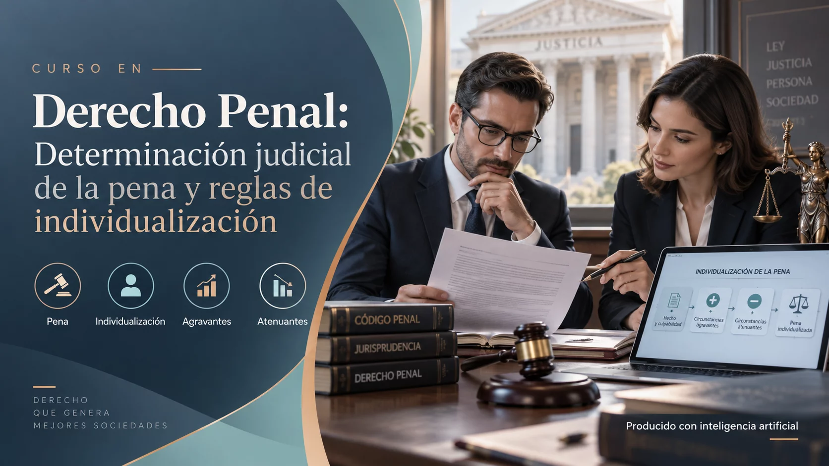 Curso en Derecho Penal: Determinación judicial de la pena y reglas de individualización