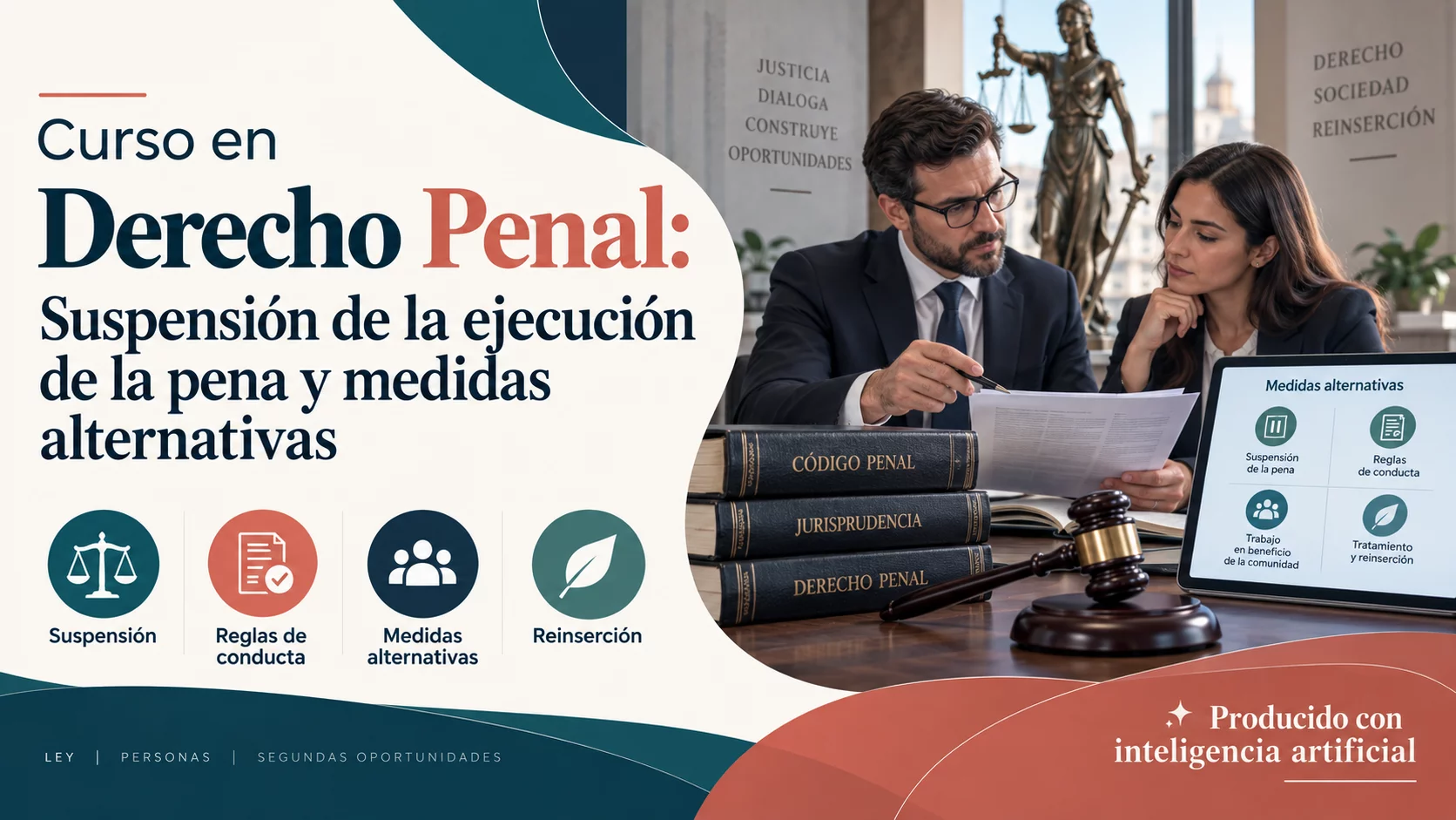 Curso en Derecho Penal: Suspensión de la ejecución de la pena y medidas alternativas