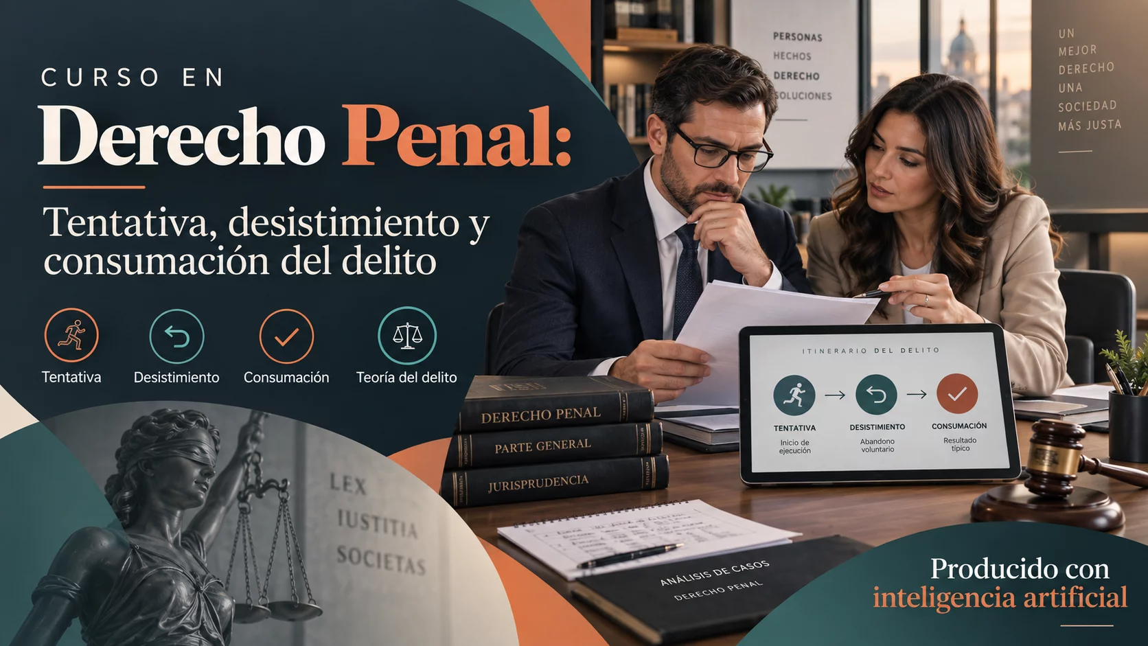 Curso en Derecho Penal: Tentativa, desistimiento y consumación del delito